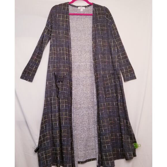 NWOT's - LuLaRoe Long Cardigan Duster Open Front Long Sleeves Multicolor Size S - Picture 1 of 9